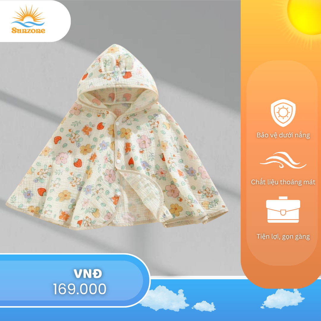 Áo Chống Nắng Cho Bé Chất Gân Mát – Bảo Vệ Tối Ưu, Mặc Cực Êm