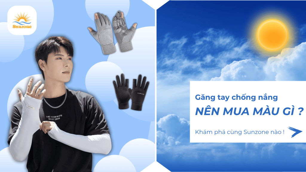 găng tay chống nắng nên mua màu gì